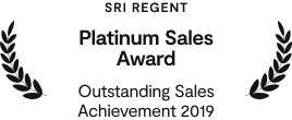 Badge 4 Pleasant Homes Platinum Sales Awards 2019