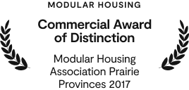 Badge 6 Pleasant Homes Commercial Award of Distinction 2017